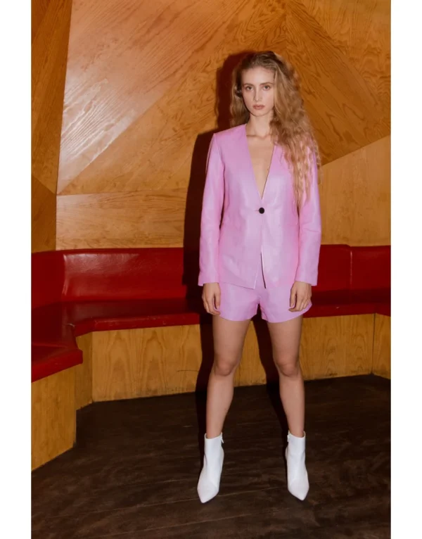 UB Fashion Premium Leather trench coat