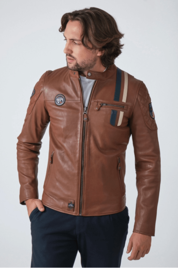 UB Fashion Perfecto Leather Jacket (Lamb Skin)