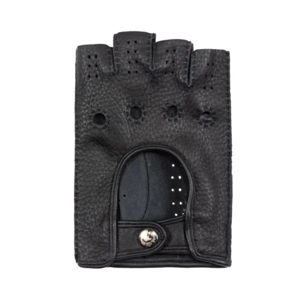 UB Fashion (black) – lambskin leather biker gloves