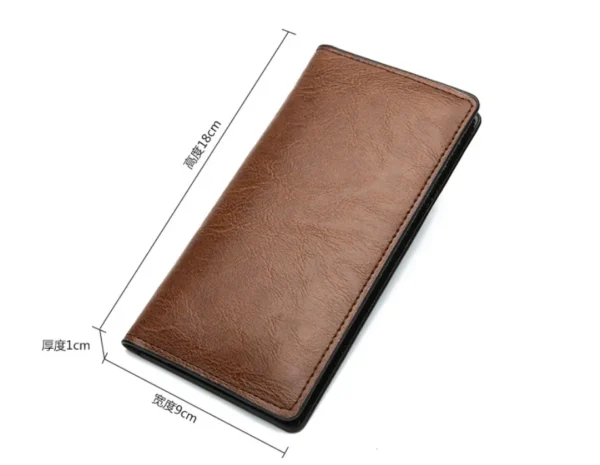 UB Fashion Men's Leather Long Wallet