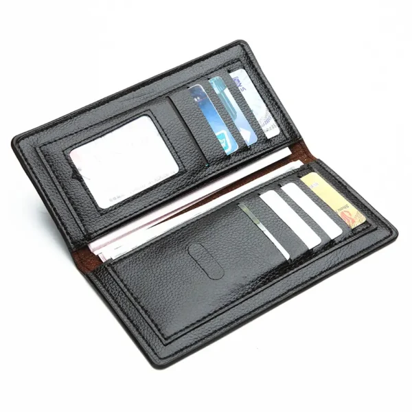 UB Fashion Men's Leather Long Wallet